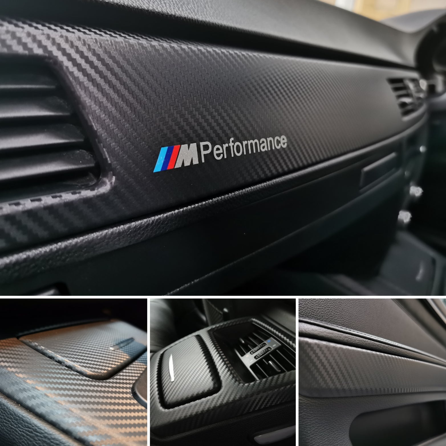 WRAPPING SERVICE - BMW E92 E93 INTERIOR TRIM SET - 3D CARBON